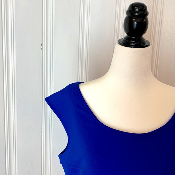 New without tags CYNTHIA ROWLEY royal blue adjusted dress - Picture 4 of 5